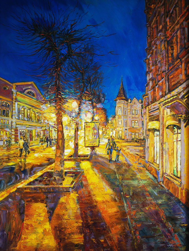 «Вечірній Житомир». 2012. Полотно, олія